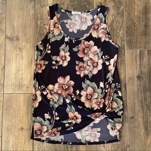LUX & CO floral maternity top size XS
